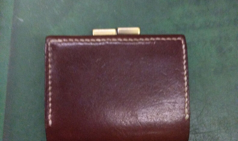 画像11416：当店でお買い上げいただいた、がま口口金浮足を使ったアイディア